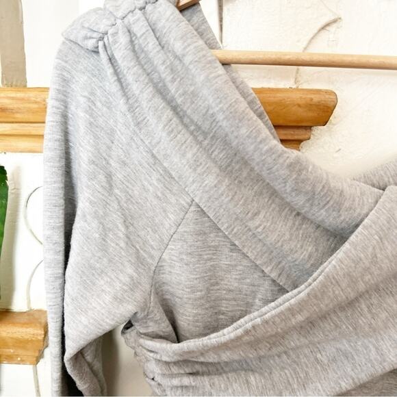 Free People Movement Heather Grey Love Spell Off The Shoulder One Piece Size L - Picture 6 of 10